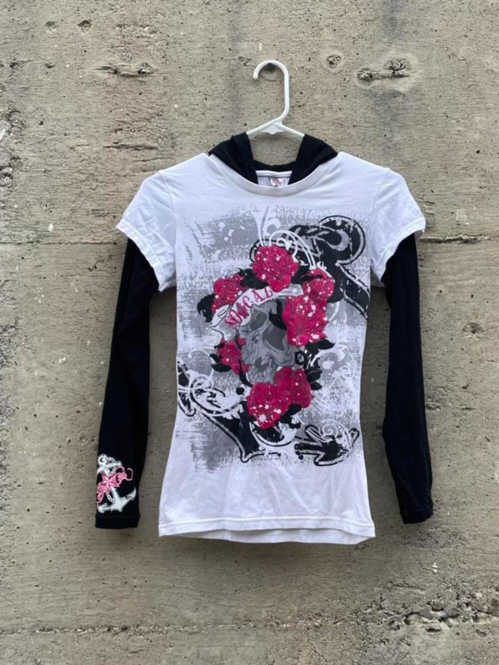 2000s So Cal hooded t-shirt